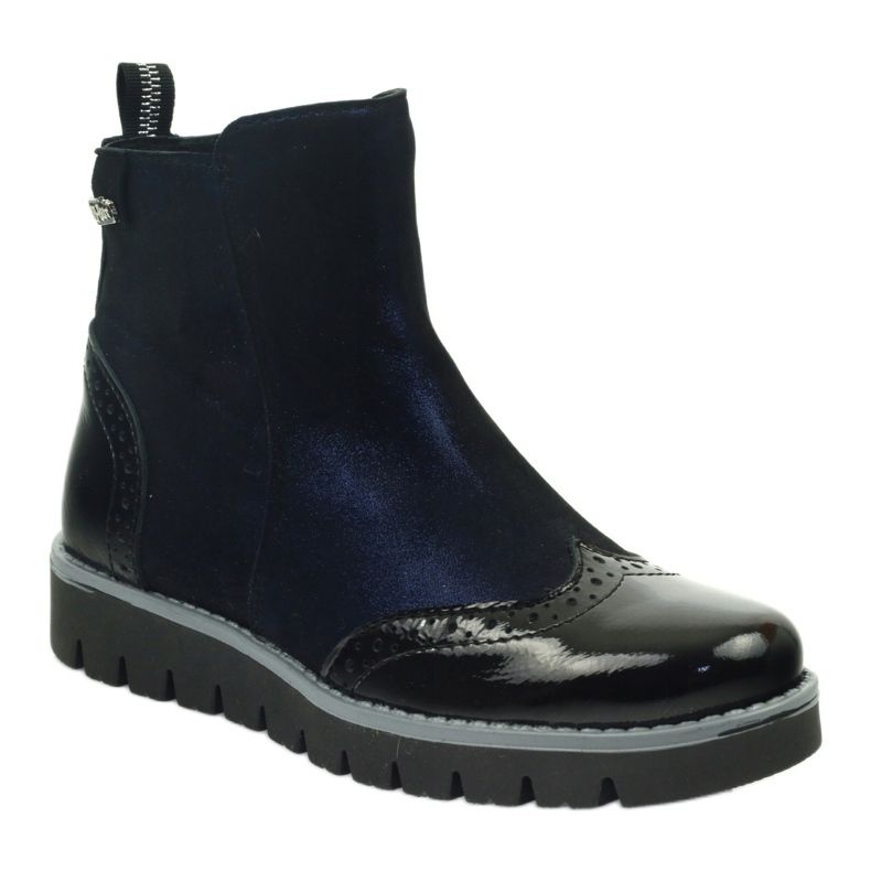 Stivali termici Ren But 4379 blu navy nero 1