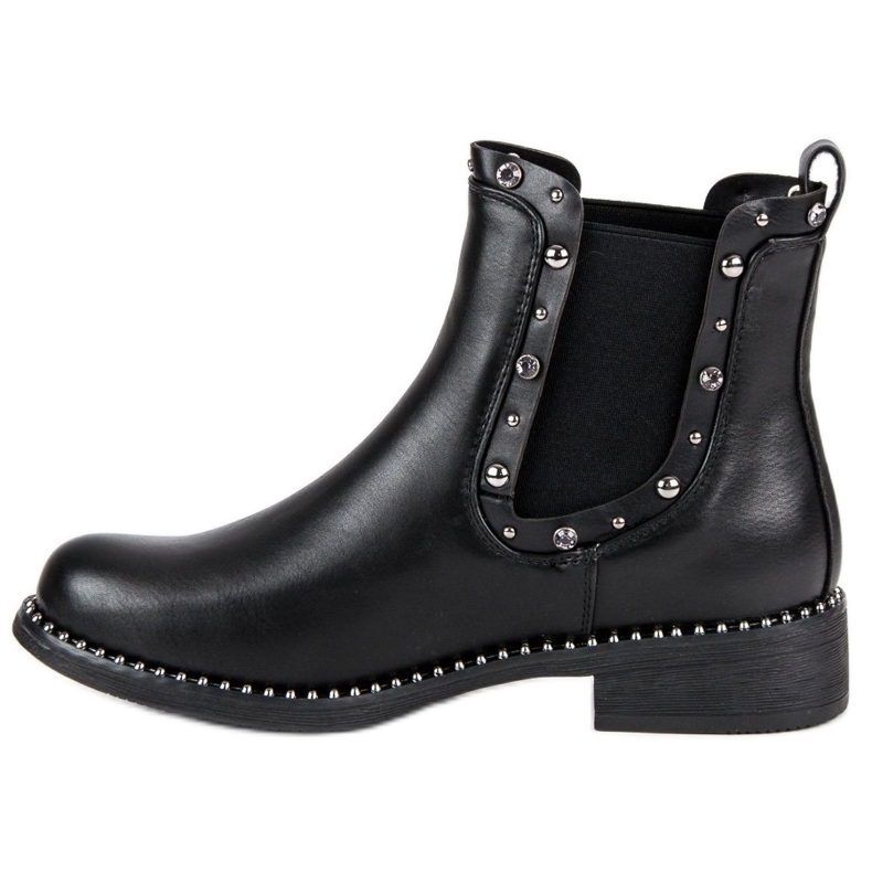 Erynn Stivali Jodhpur Rock Boot nero 1