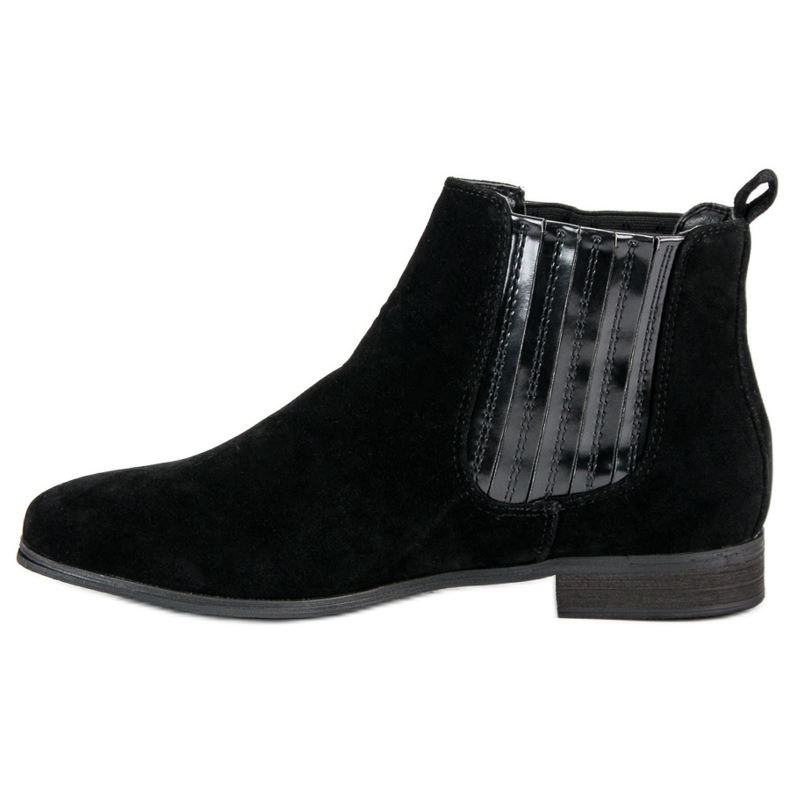 Stivali Jodhpur in camoscio nero 1