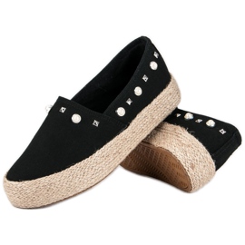 J. Star Espadrillas nere nero 1