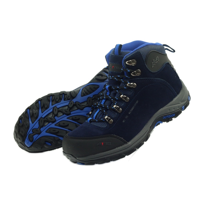Stivali con membrana MT TREK 013 nero blu navy 4