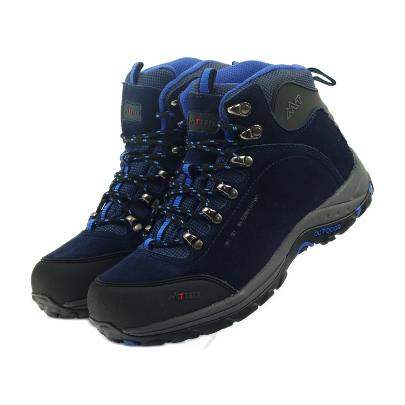 Stivali con membrana MT TREK 013 nero blu navy 3