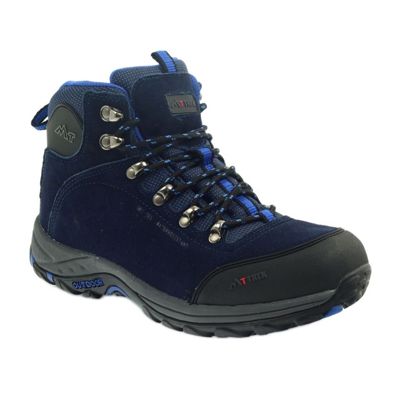 Stivali con membrana MT TREK 013 nero blu navy 1