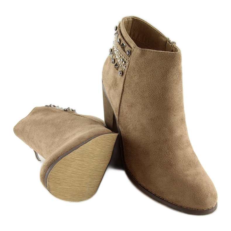 Stivali donna beige L3526 Kaki 1