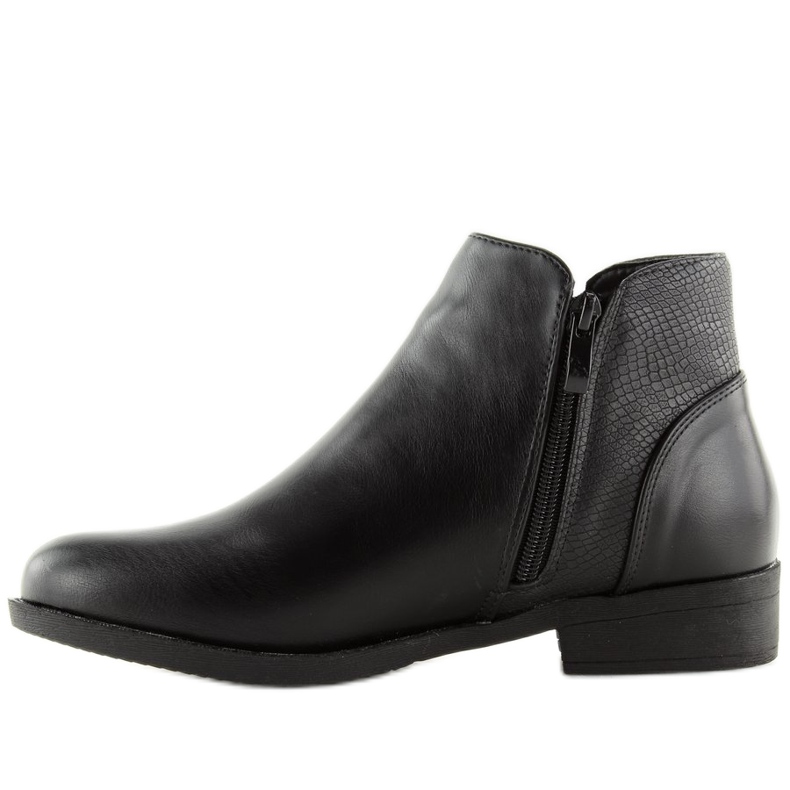Stivaletti Chelsea neri da donna Q-33 Black nero 1