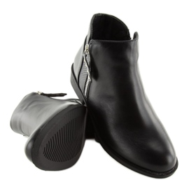 Stivaletti Chelsea neri da donna Q-33 Black nero 2