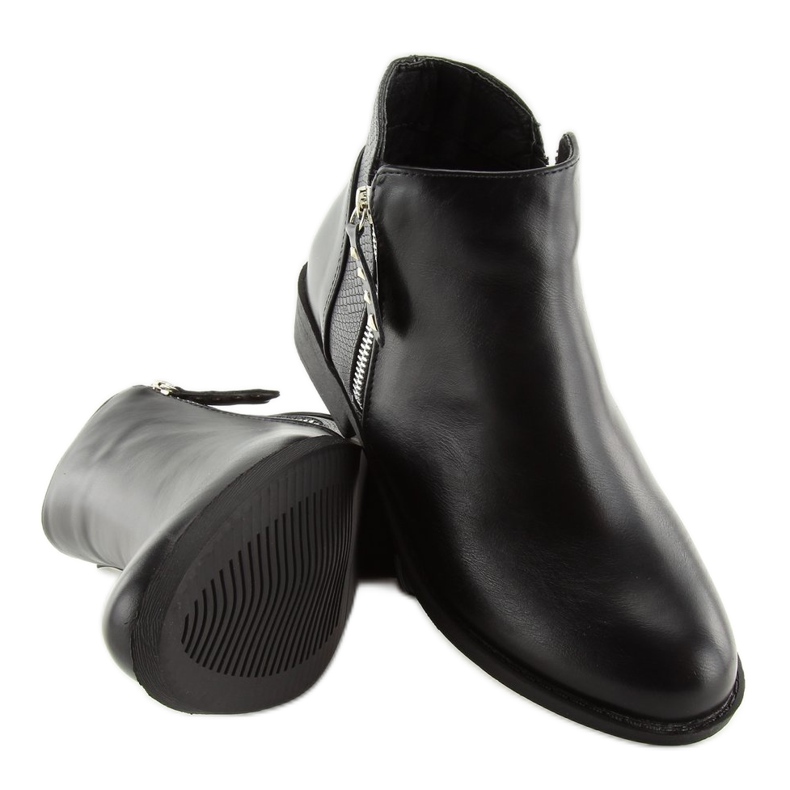 Stivaletti Chelsea neri da donna Q-33 Black nero 2