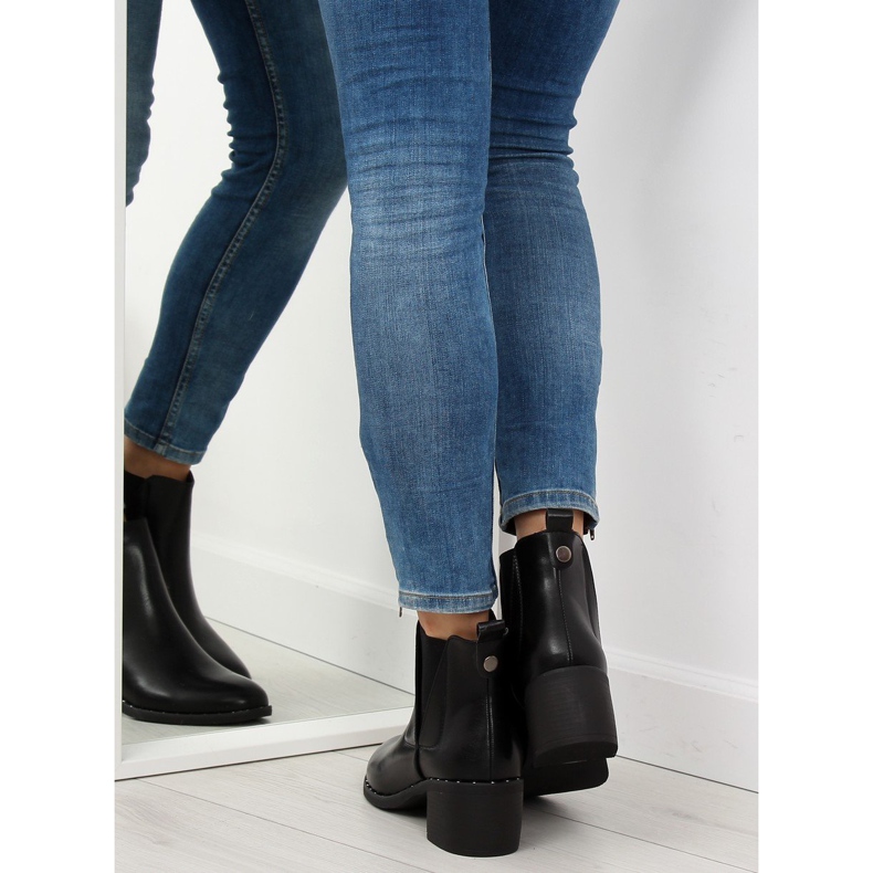 Stivaletti Chelsea neri, neri 8932 Nero 1