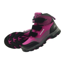 Mttrek Stivaletti velcro MT TREK 011 fucsia nero viola rosa 5