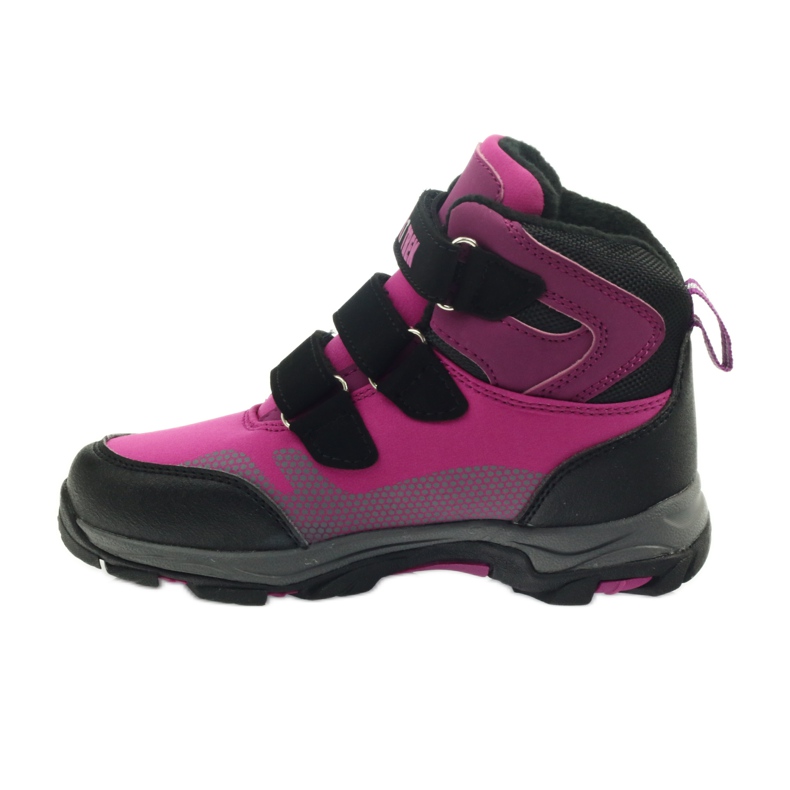 Mttrek Stivaletti velcro MT TREK 011 fucsia nero viola rosa 2
