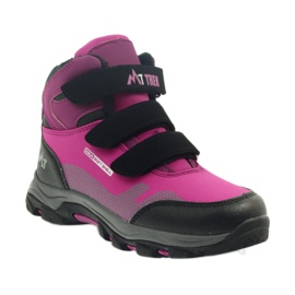 Mttrek Stivaletti velcro MT TREK 011 fucsia nero viola rosa 1