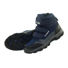 Mttrek Stivali con velcro MT TREK 012 blu navy nero 5
