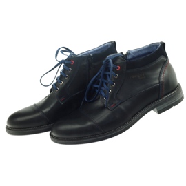 Scarpe in pelle Nikopol isolate con un cursore 689 nero 4