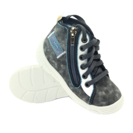 Befado scarpe da bambino sneakers pantofole 547x001 bianca blu grigio 3