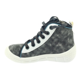 Befado scarpe da bambino sneakers pantofole 547x001 bianco blu grigio 2