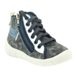Befado scarpe da bambino sneakers pantofole 547x001 bianco blu grigio 1