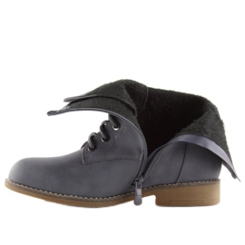 Stivali stringati blu blu 168-177 Blu 2