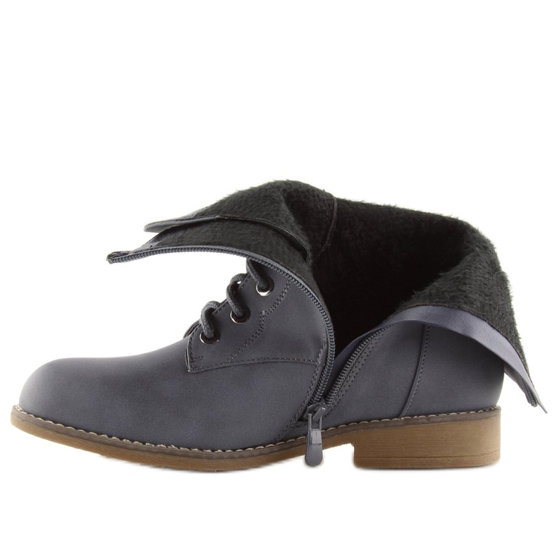 Stivali stringati blu blu 168-177 Blu 2