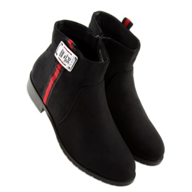Stivaletti Chelsea in camoscio nero 100-913B0-2 Nero 1