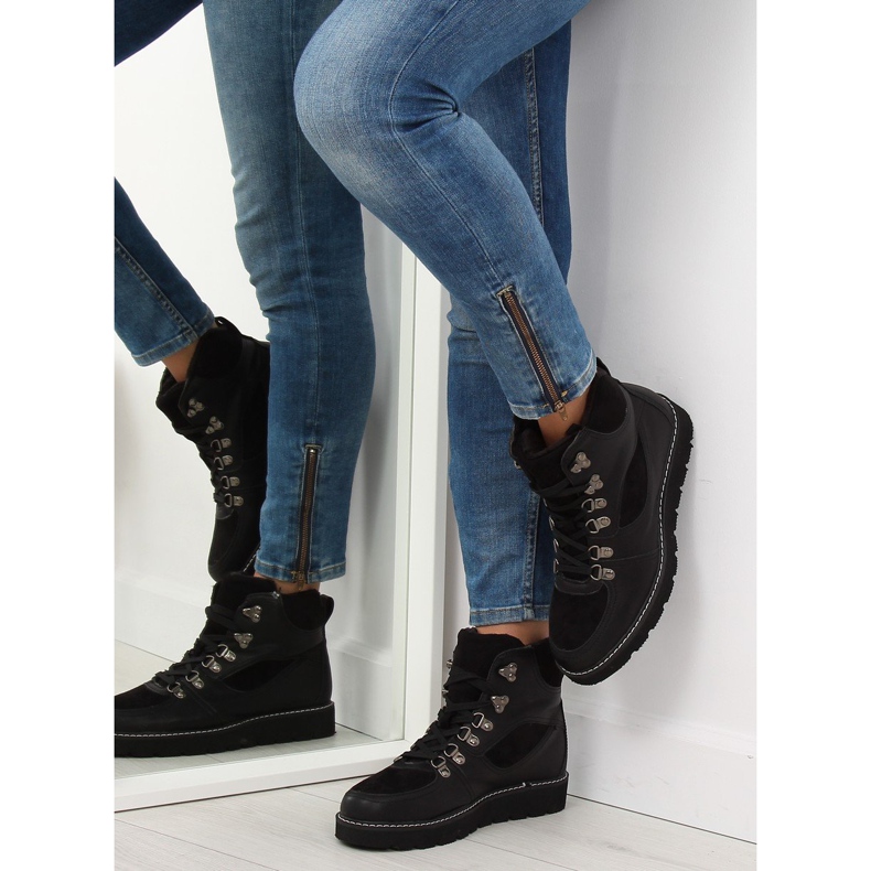 Trapper da donna nere 769-PA Black nero 2
