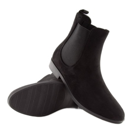 Galosce nere da donna Stivali Jodhpur D61 Black nero 1