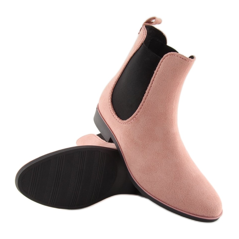 Rosa D61 Stivali rosa Jodhpur da donna 1