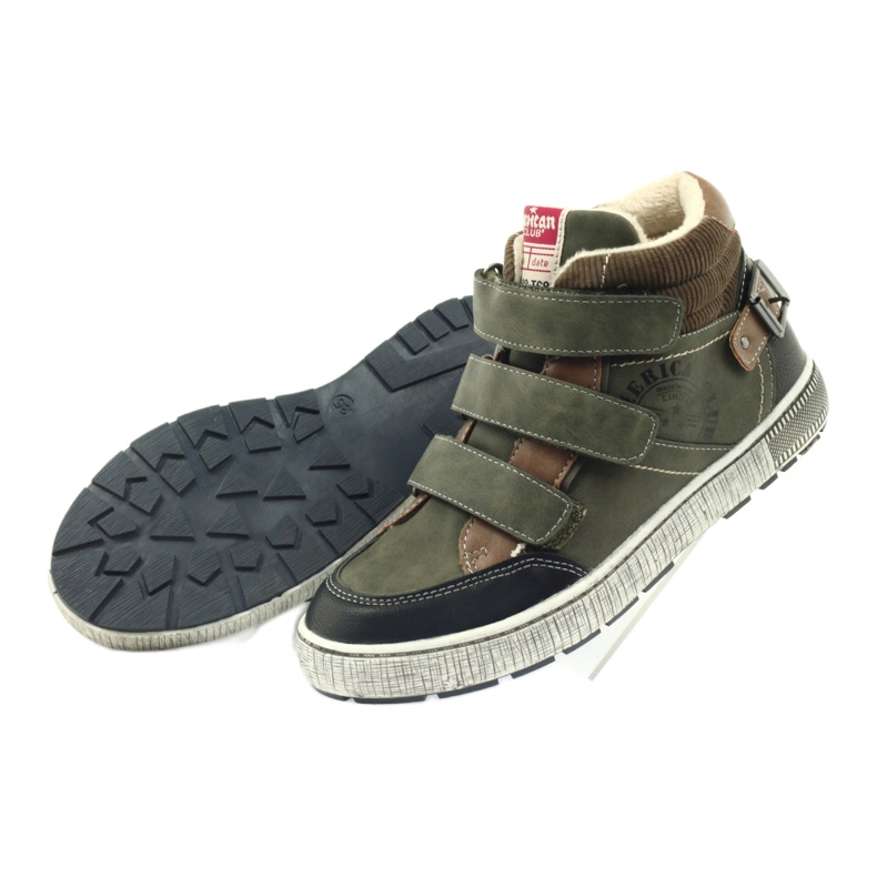 American Club verde scarpe sportive invernali 17779 nero marrone 3