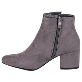 Comer Stivali grigi con tacco alto grigio 1
