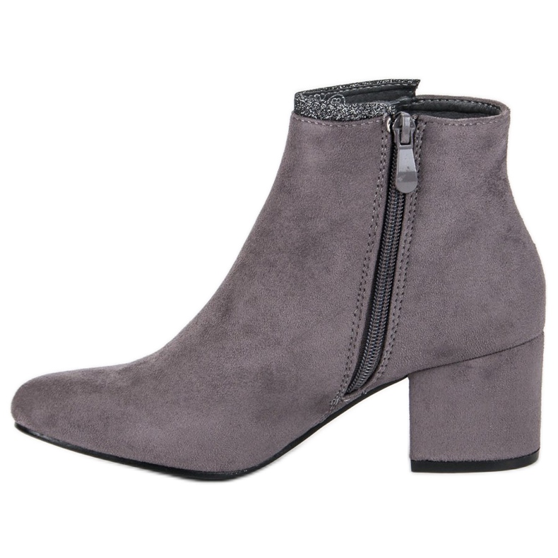 Comer Stivali grigi con tacco alto grigio 1