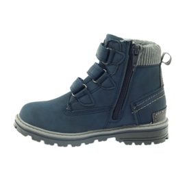 American Club Stivali americani stivaletti stivali invernali 708121 grigio blu navy 2