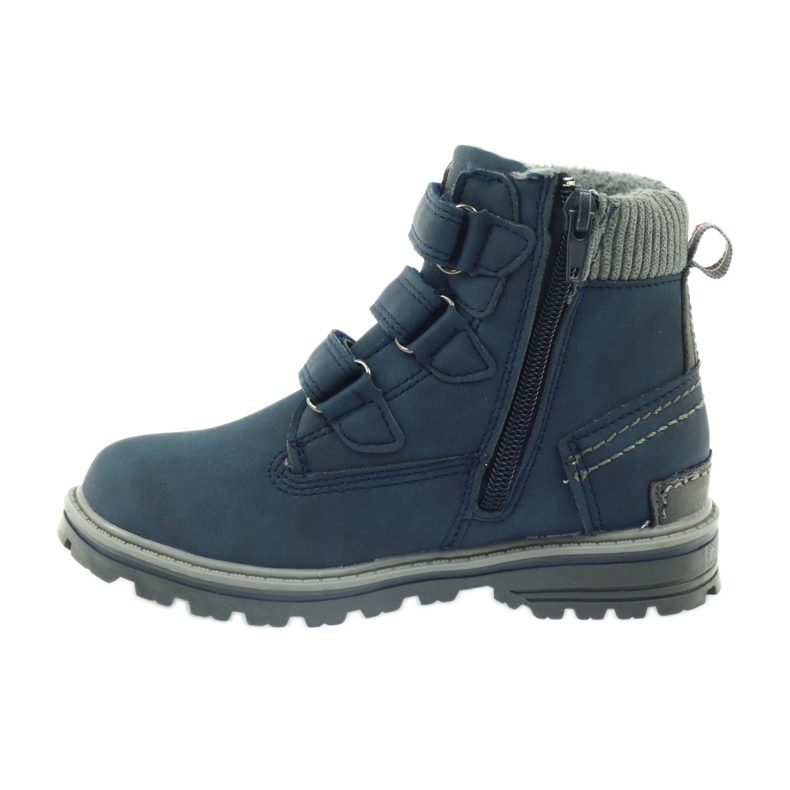 American Club Stivali americani stivaletti stivali invernali 708121 grigio blu navy 2