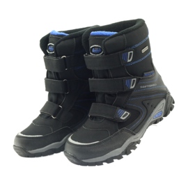 American Club Stivali softshell neri con membrana 1809 nero blu 3