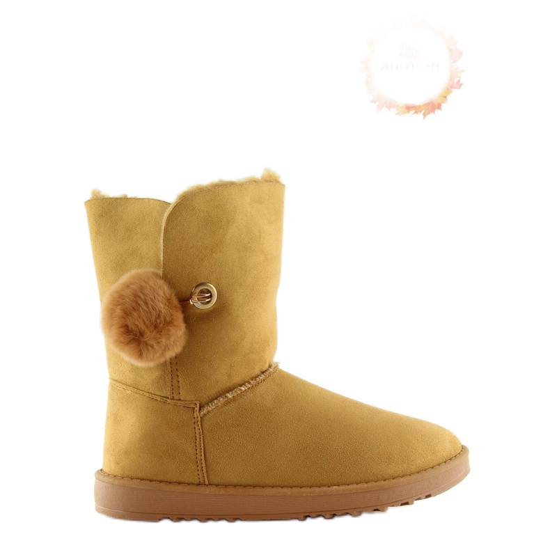 Emusy con nappa cammello SP04P cammello marrone 1
