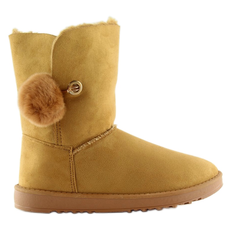 Emusy con nappa cammello SP04P cammello marrone 2