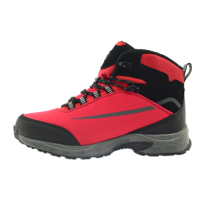 American Club Softshell trekking con membrana nero rosso 2