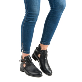 Stivali neri alla moda nero 1