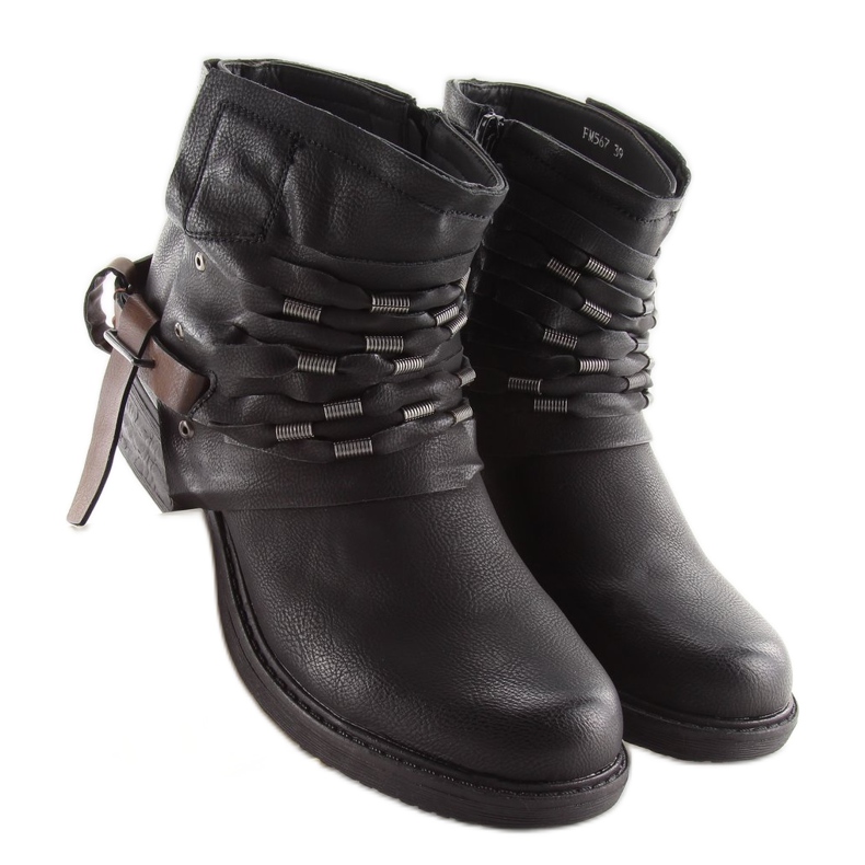 Stivali da lavoro neri da donna FM567 Black nero 1