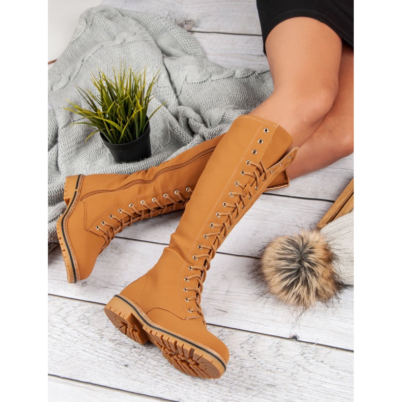 Seastar Stivali stringati da donna marrone 1