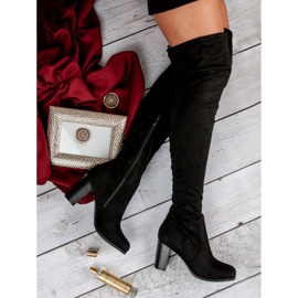 Seastar Stivali neri sul post nero 1