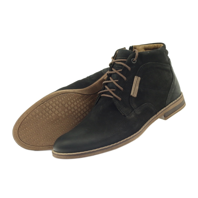 Stivali Riko Stivali Jodhpur scarpe da uomo con cerniera nero 4