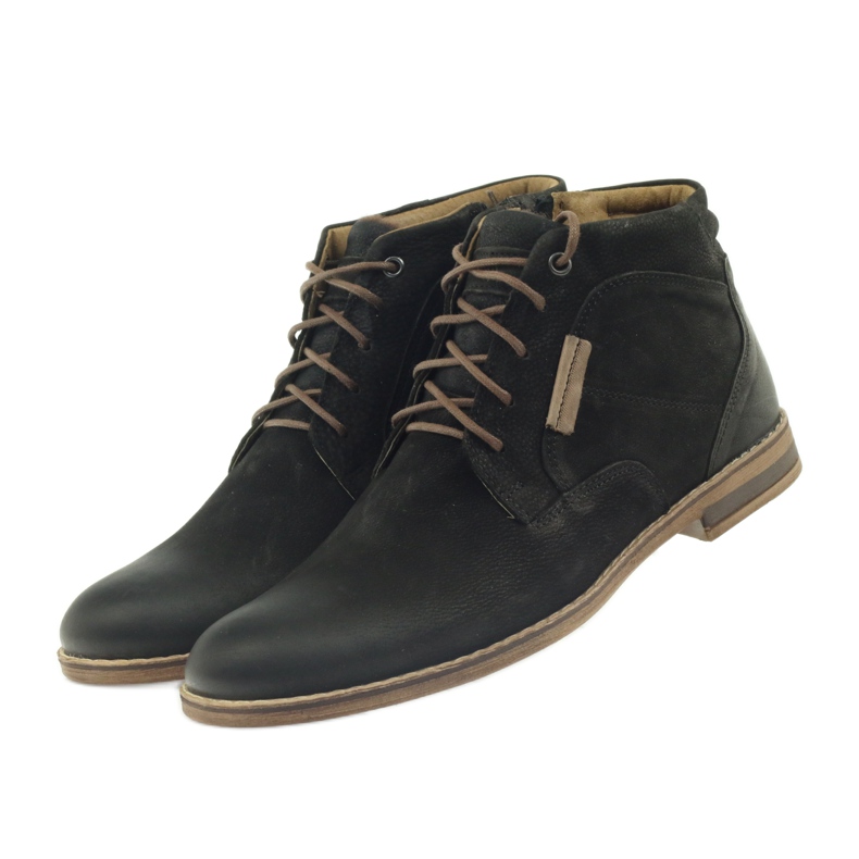 Stivali Riko Stivali Jodhpur scarpe da uomo con cerniera nero 3