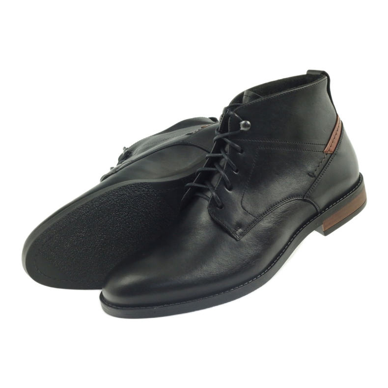 Stivali neri allacciati Pilpol 6030 nero 4