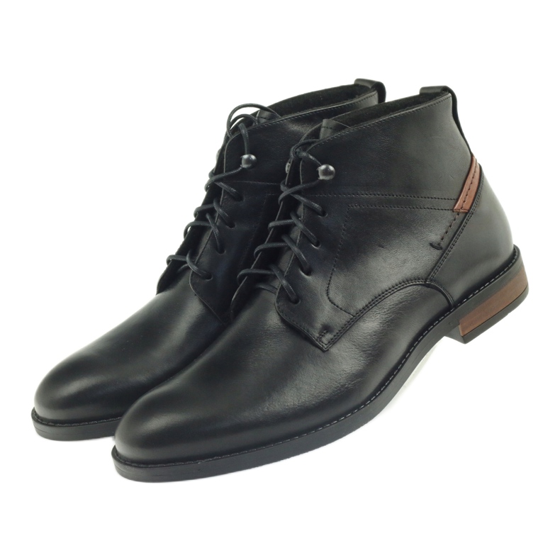Stivali neri allacciati Pilpol 6030 nero 3