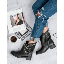 SDS Stivali da bici alla moda nero 2