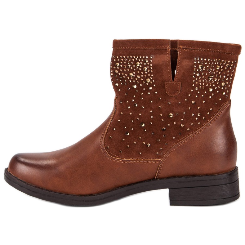 Mannika Stivali marroni slip-on marrone 1