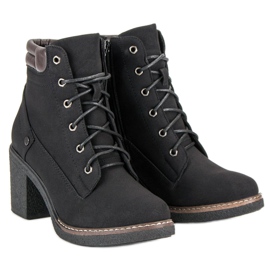 Sweet Shoes Stivali stringati autunnali nero 2