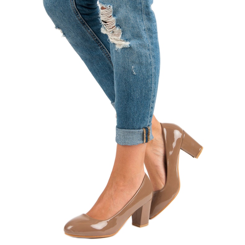 Décolleté kaki verde 1