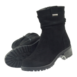 Stivali Filippo in camoscio nero 4