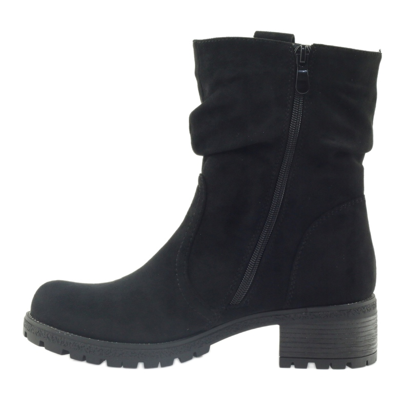 Stivali Filippo in camoscio nero 2