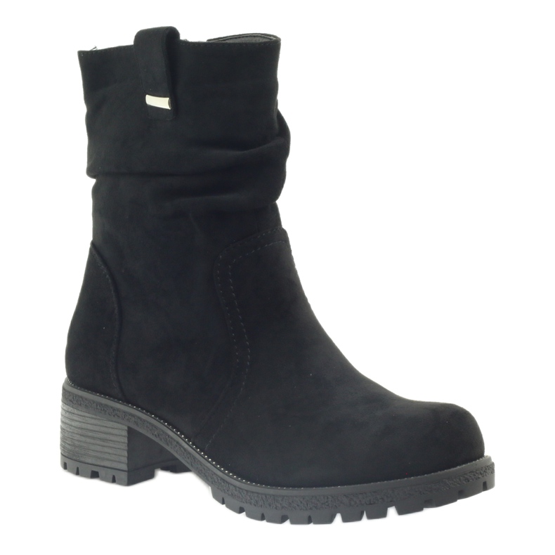 Stivali Filippo in camoscio nero 1